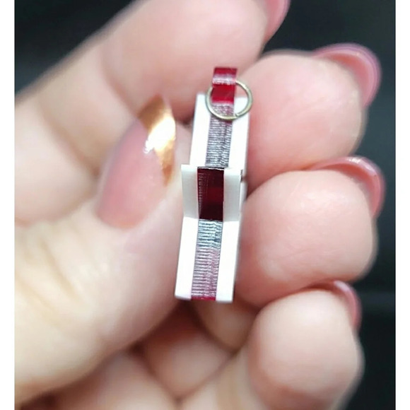 Acrylic Mass Effect Renegade Pendant - Picture 3 of 3